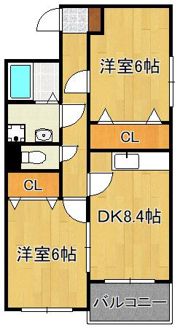 ダイヤモンドライフの間取り画像