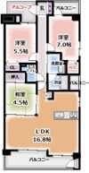 KDXレジデンス守口の間取り画像