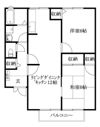 メルヴェーユ・シェソワA棟の間取り画像