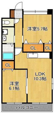 グローリアス幸神の間取り画像