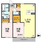 ガルテン 久万ノ台 A棟の間取り画像