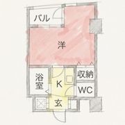 プレステージ天神の間取り画像