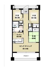 グランドメゾン千里中央東丘Ⅱ番館の間取り画像