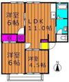 陵南ハイツの間取り画像