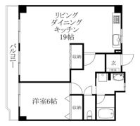 M-court湊町の間取り画像