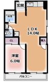コーポラス都Ⅰの間取り画像