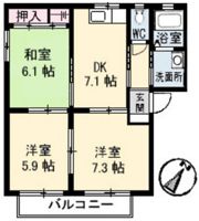 べルソー1番館の間取り画像