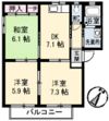 べルソー1番館の間取り画像
