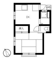 中屋荘の間取り画像