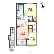 クレストコートⅡの間取り画像