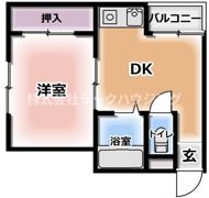 巣本ハイツの間取り画像