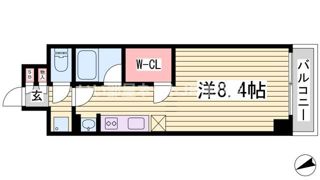 アスヴェル神戸元町海岸通の間取り画像
