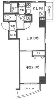 アクアコートKの間取り画像