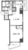 アクアコートKの間取り画像