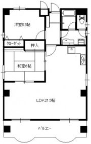 ロッコーマンション駅前通りの間取り画像