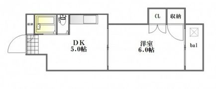 中田ビル三篠の間取り画像