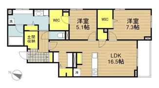 桜橋グランデの間取り画像