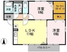 クレール・ヴィラージュ B棟の間取り画像