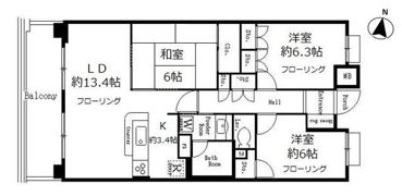 UURコート志木の間取り画像