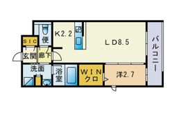 モントーレセントラルベイプレイスの間取り画像