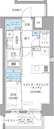 TENAS今池の間取り画像