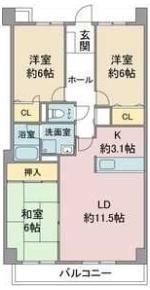 グランハートの間取り画像