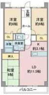 グランハートの間取り画像