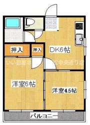 メゾン瓦町の間取り画像