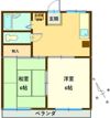 デーリーハイツCの間取り画像