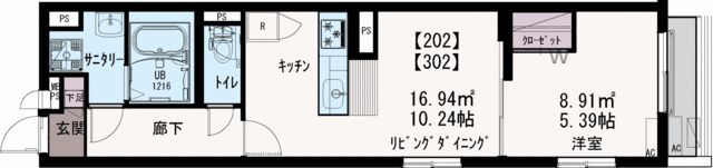 IXO HANA－REの間取り画像