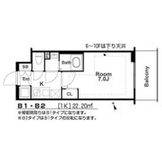 エスリード大阪城南グランデュクスの間取り画像