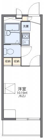 レオパレスニュー千葉ハイツ Bの間取り画像