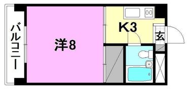 第2パールハイツの間取り画像