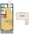 オアシス中央町の間取り画像