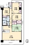 サントノーレ高松中央の間取り画像