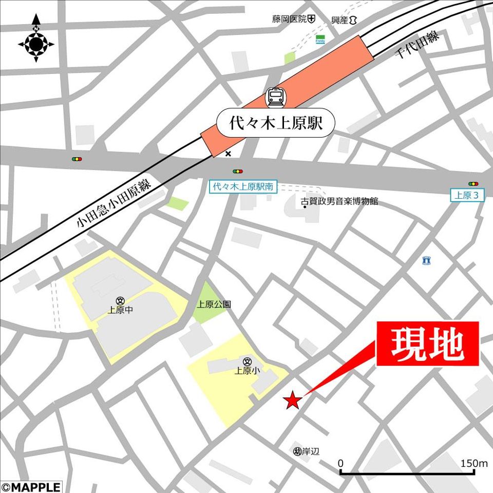 近くに施設あり