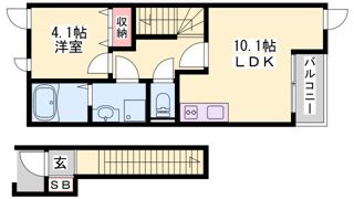 エッセンティア谷上の間取り画像
