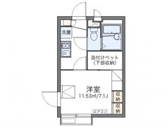 レオパレス七郎兵衛の間取り画像