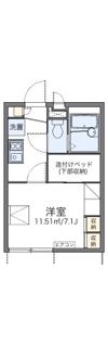 レオパレス美住の間取り画像