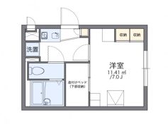 レオパレスドミールブラシェの間取り画像