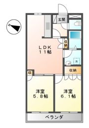 プルミエール ieの間取り画像
