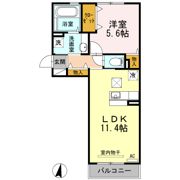 ルミエール出水の間取り画像