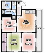 マキシムなみはやの間取り画像