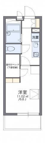 レオパレス一色上第一の間取り画像