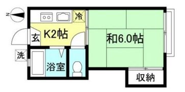 パインハイツⅡの間取り画像