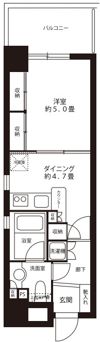 藤和シティスクエア三鷹駅前の間取り画像