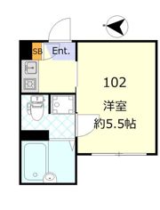 ドミール十条の間取り画像