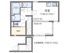クレイノ花水木の間取り画像