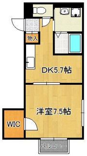 アムールLibreの間取り画像