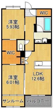 赤坂リプルの間取り画像
